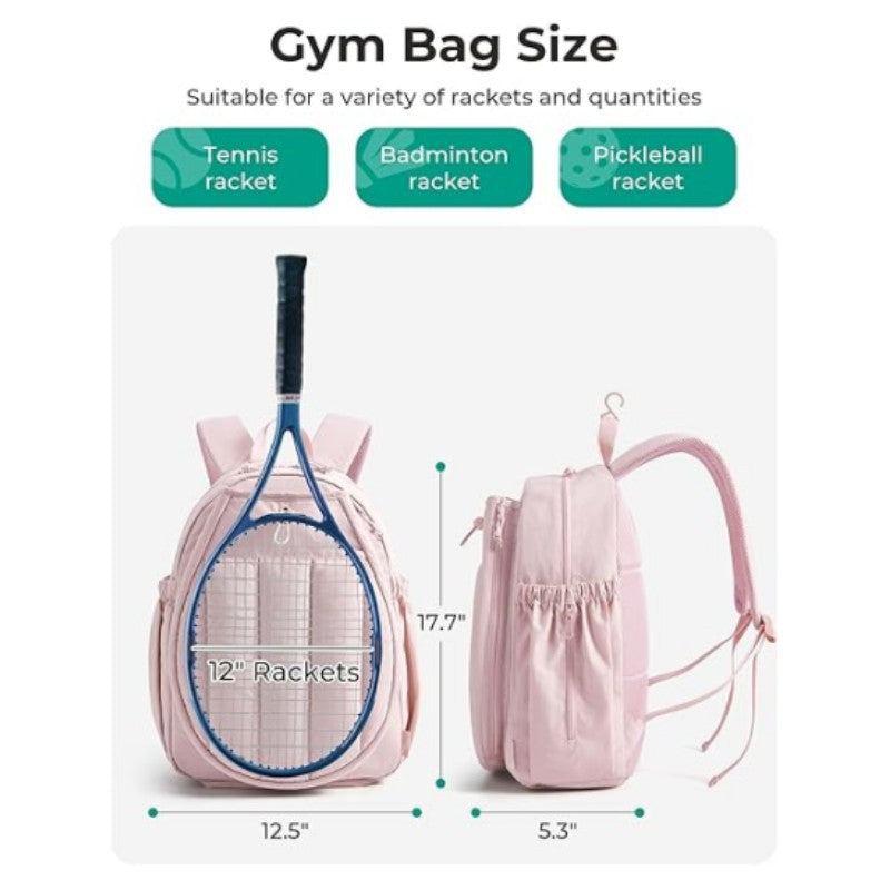 Sac de pickleball Sac de rangement sac à dos étanche et facile à nettoyer avec un compartiment de chaussures