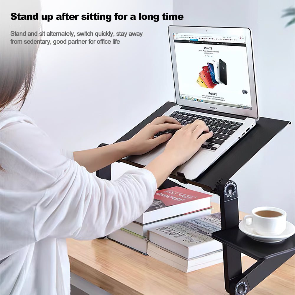 Bureau pliable Bureau d'étude réglable rétractable dans le lit en alliage d'aluminium