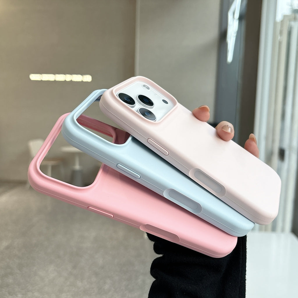Boîtier de téléphone à charge magnétique liquide tout compris Ai Bouton résistant à la chute
