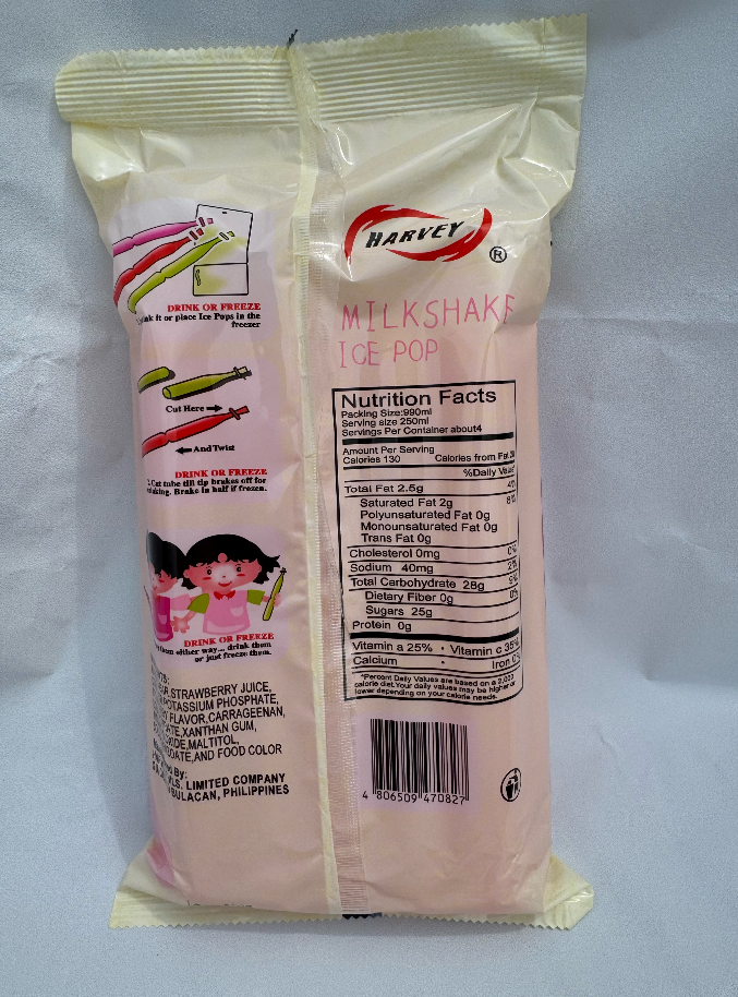 Saveur de yogourt Saveur de fraise Saveur de mangue