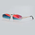 YSM8003 Lunettes de soleil mode polygonales sans cadre
