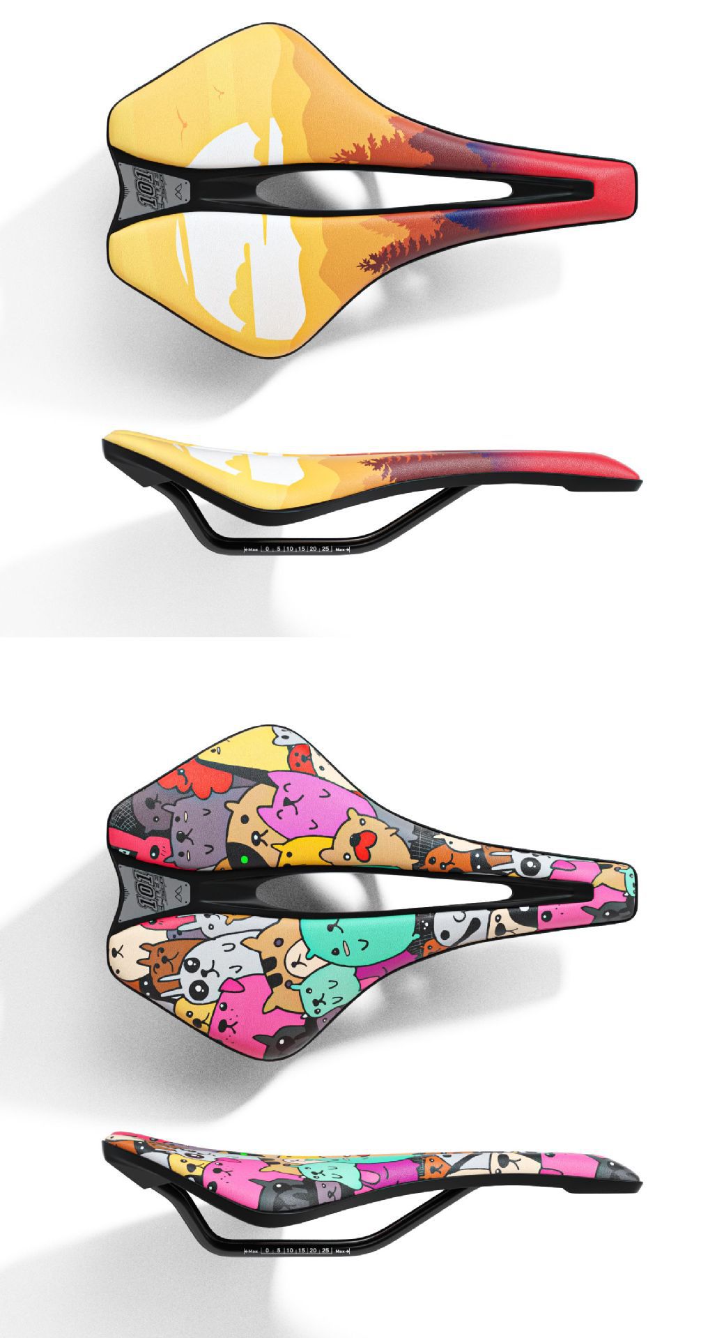 Vélo Saddle ultra-léger EVA Coussin confortable Hollow