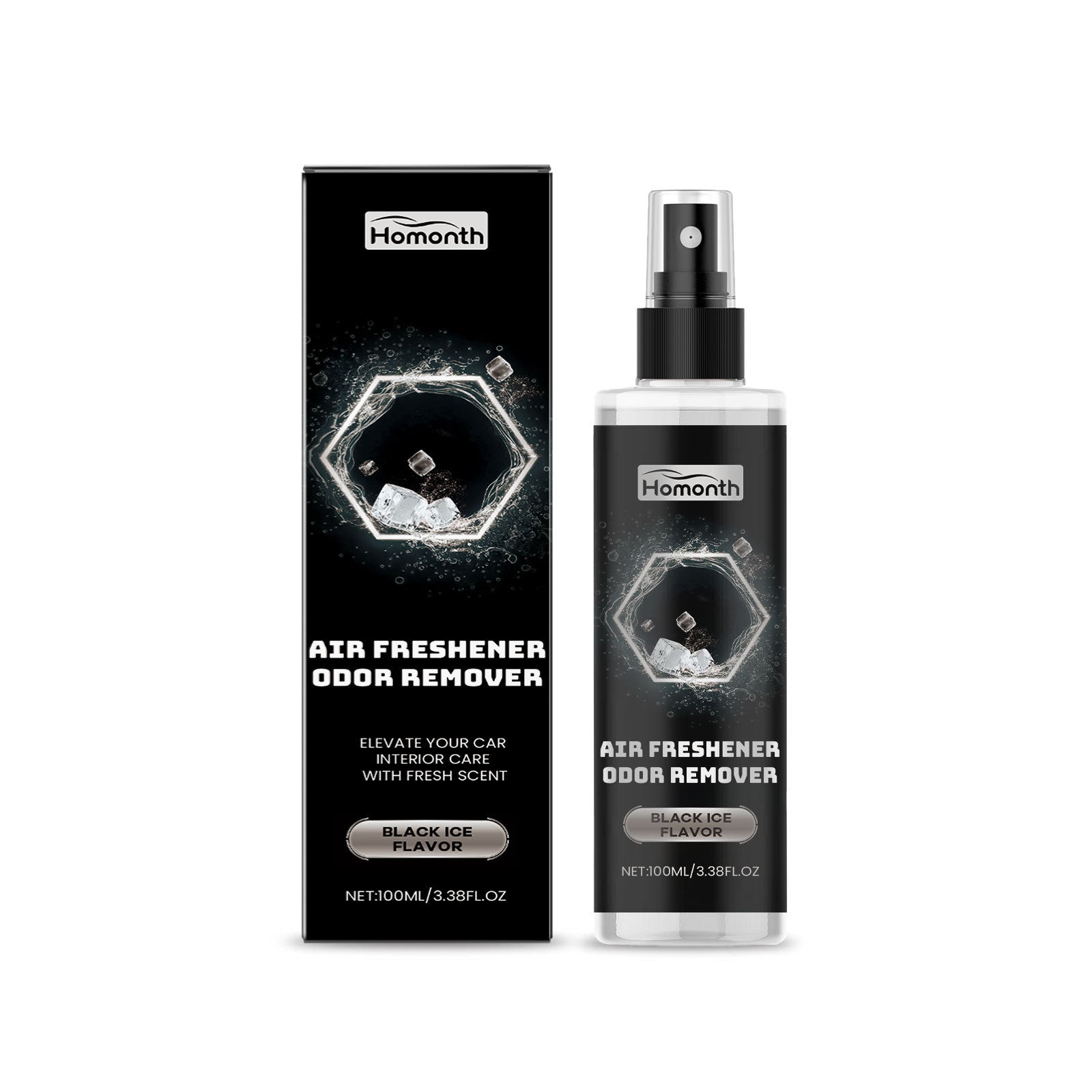 Homois Voiture Air Freshener Désodorisant de la fragrance de voiture Spray désodorisant de la toilette pour la maison U