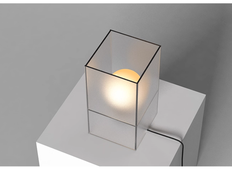 Bureau Original de Designer de Lampe Acrylique Frosted