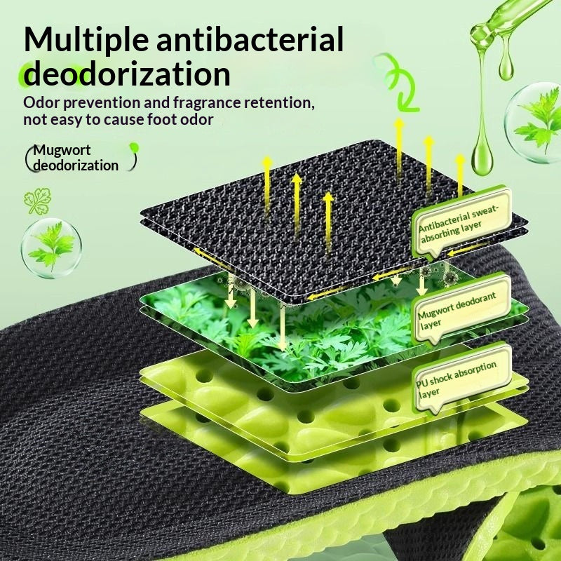 Semelles athlétiques absorbantes