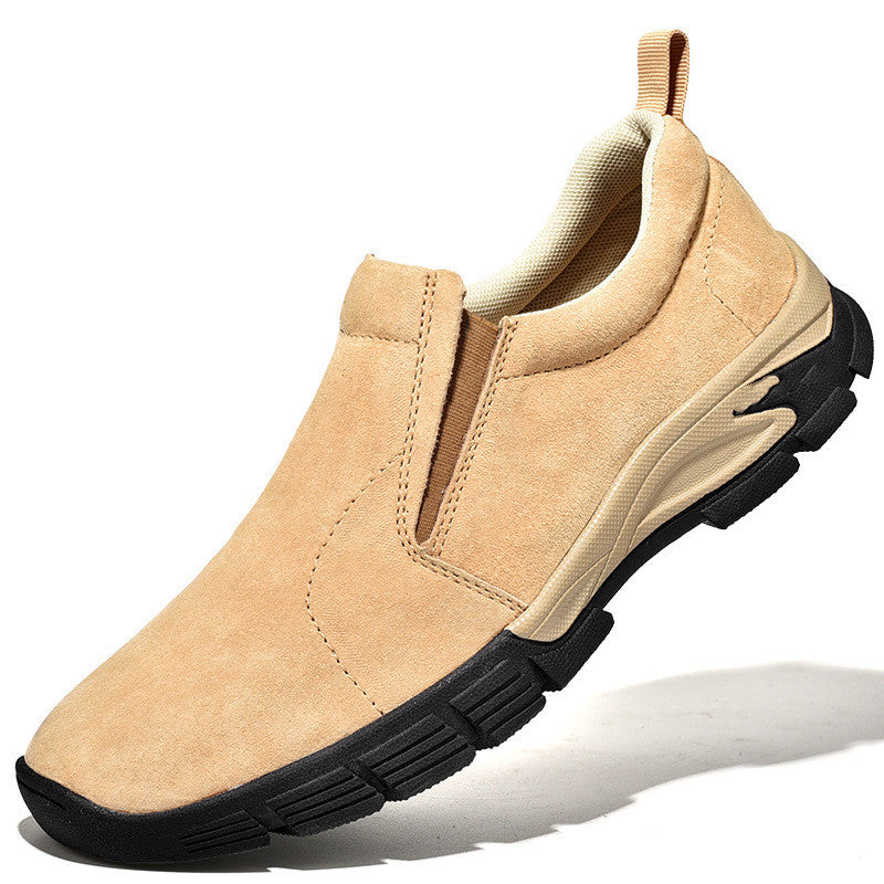 Chaussures en cuir respirante pour homme Suede Mate