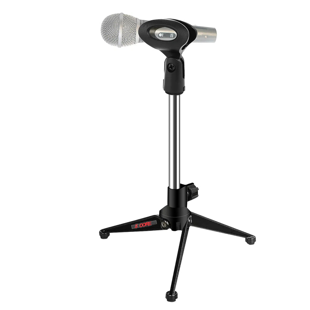 5 supports de microphone de bureau réglables de bureau Mic de bureau de base