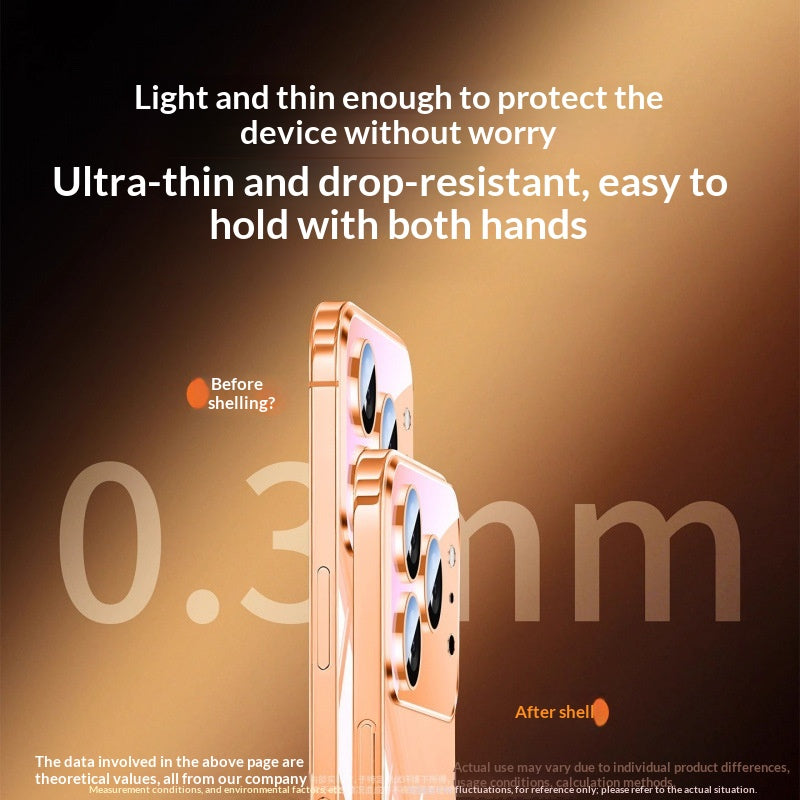 Étui de protection ultra mince transparent avec résistance à la goutte