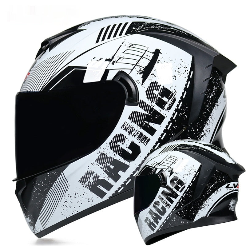 Casque de moto à double objectif pour hommes et femmes