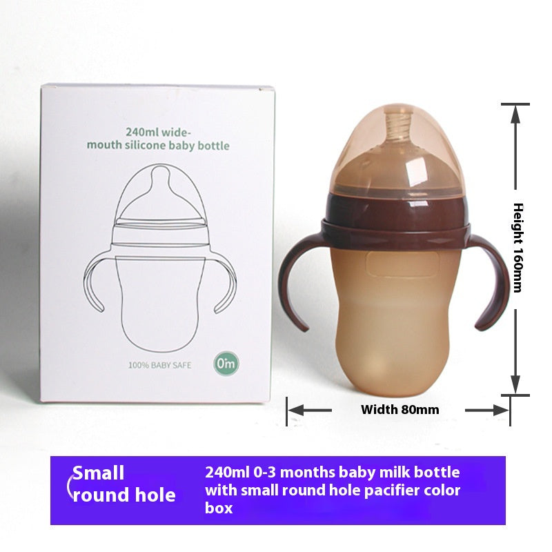 Bouteille de silicone pour outil de sevrage pour bébé simple et portable