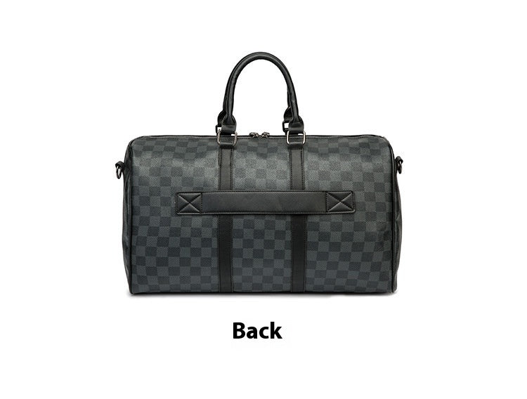 Grande capacité de courte distance Crossbody Bag Coréen Plaid Travel Sac à main