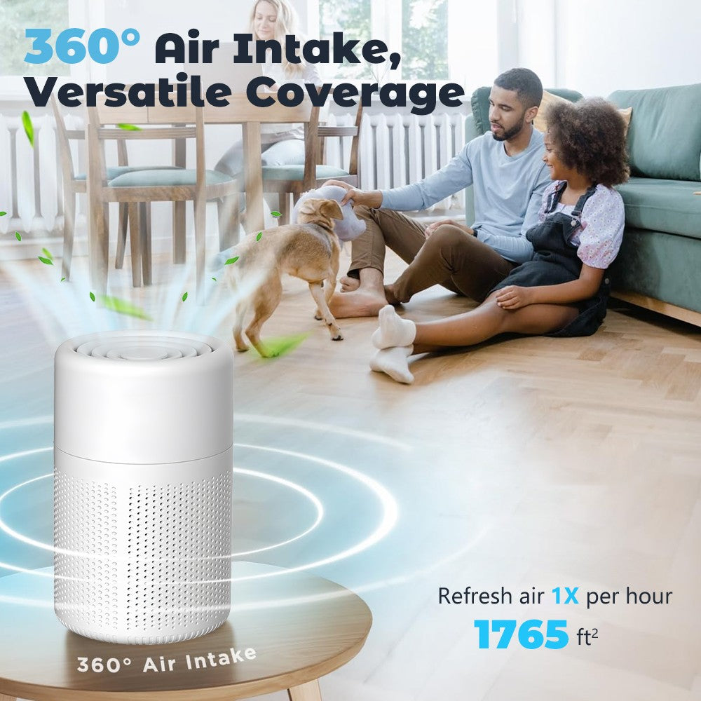 Salle pour fumeurs de purificateur d'air avec filtre HEPA H13 PM2.5