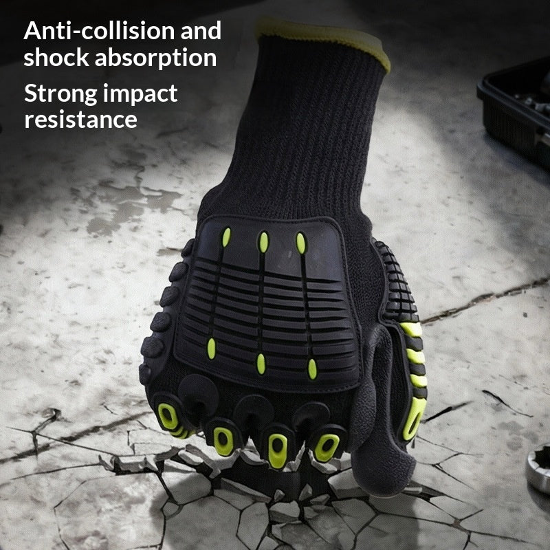 TPR Industrie de la construction mécanique Gants anti-vibrations Palm