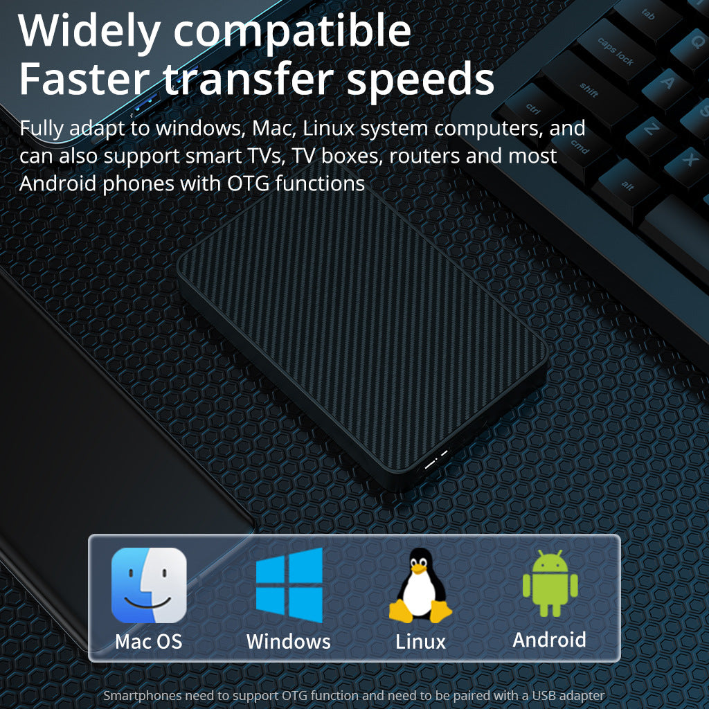 Disque dur mobile portable haute vitesse 16 To