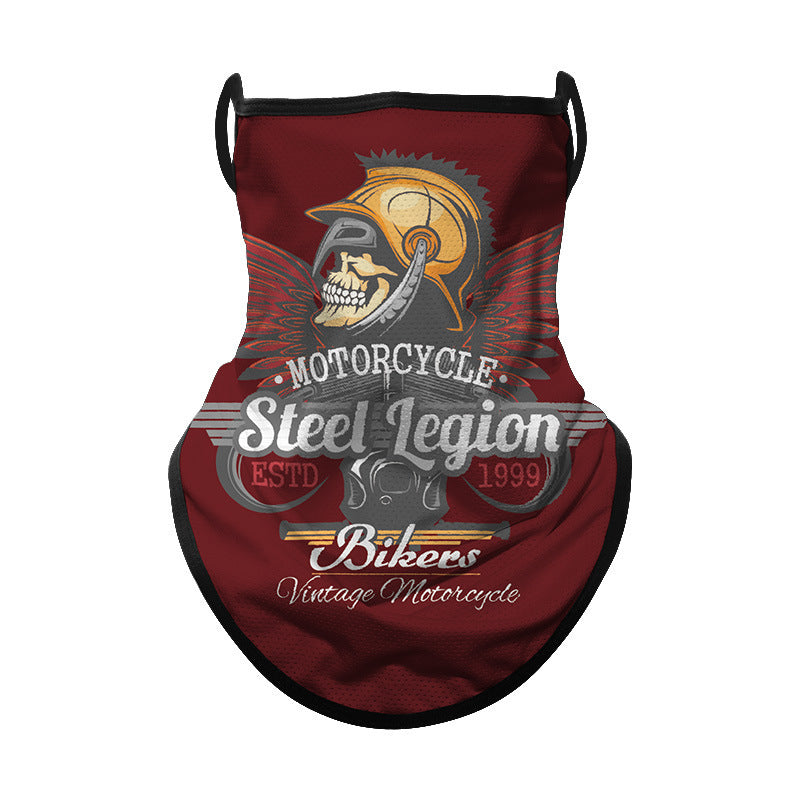 Moto Riding Masque visage protecteur solaire Casque d'oreille pour femmes