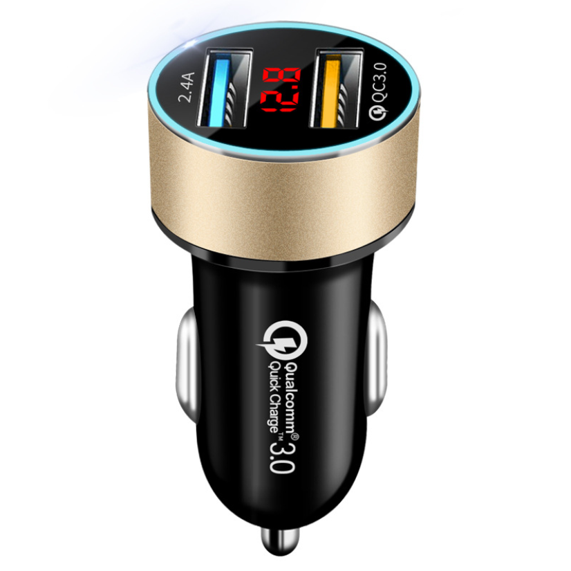 LED affichage numérique chargeur de voiture