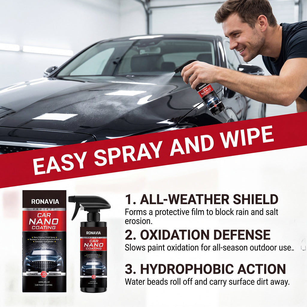 Spray de protection automobile polyvalent