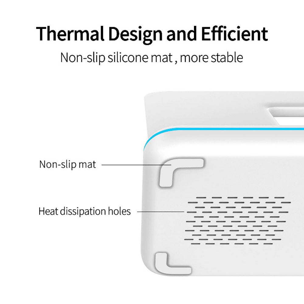 Chargeur vertical de radiotéléphonie mobile sans fil à trois en un