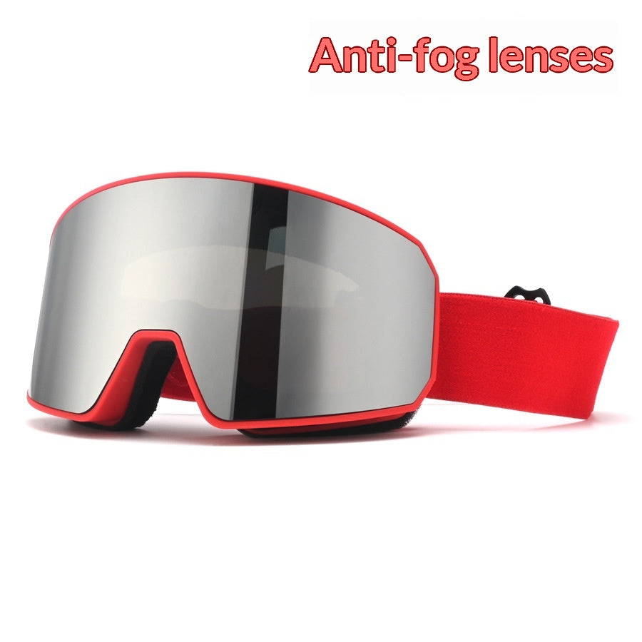 Gants de ski Double couche Gants anti-fog alpinisme