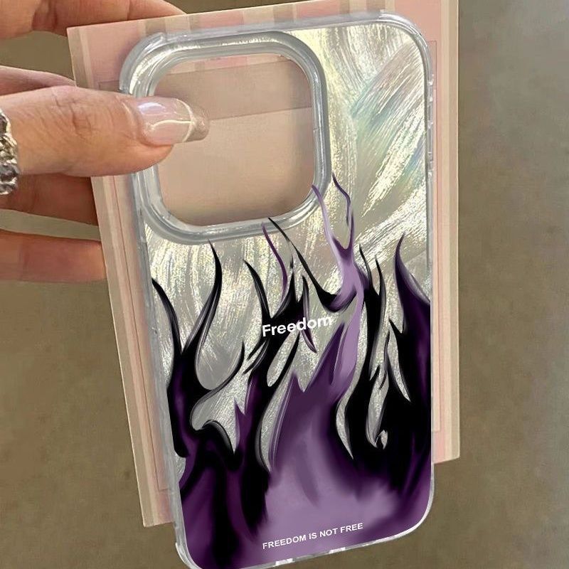 Clapet de téléphone tout compris pour fille de flamme de sept couleurs