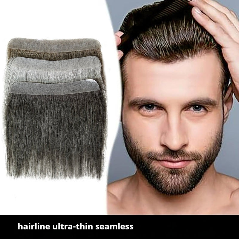 Stickers Perruque Homme Bang Sticker Scalp Invisible Pièce de complément cheveux
