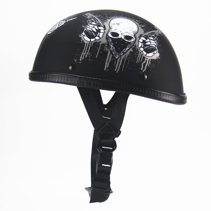 Demi casque américain retro personnalisé