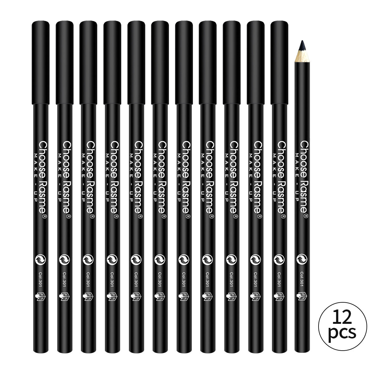 Brode en bois noir Eyelinersmooth Intensément pigmenté Ultra-fine longue durée imperméable Et