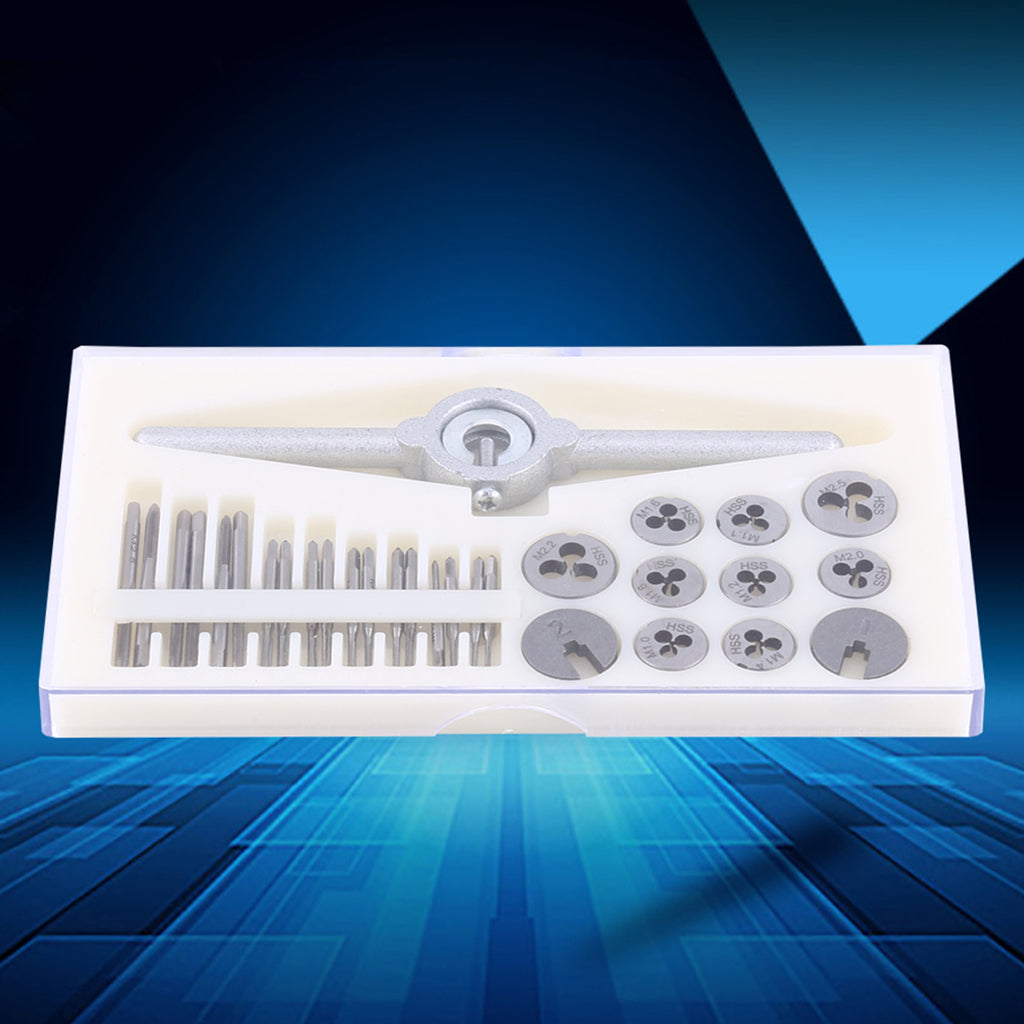 30PCS/Set Taps Dies Spenner Set vis filetage taping Hand Tools Kit