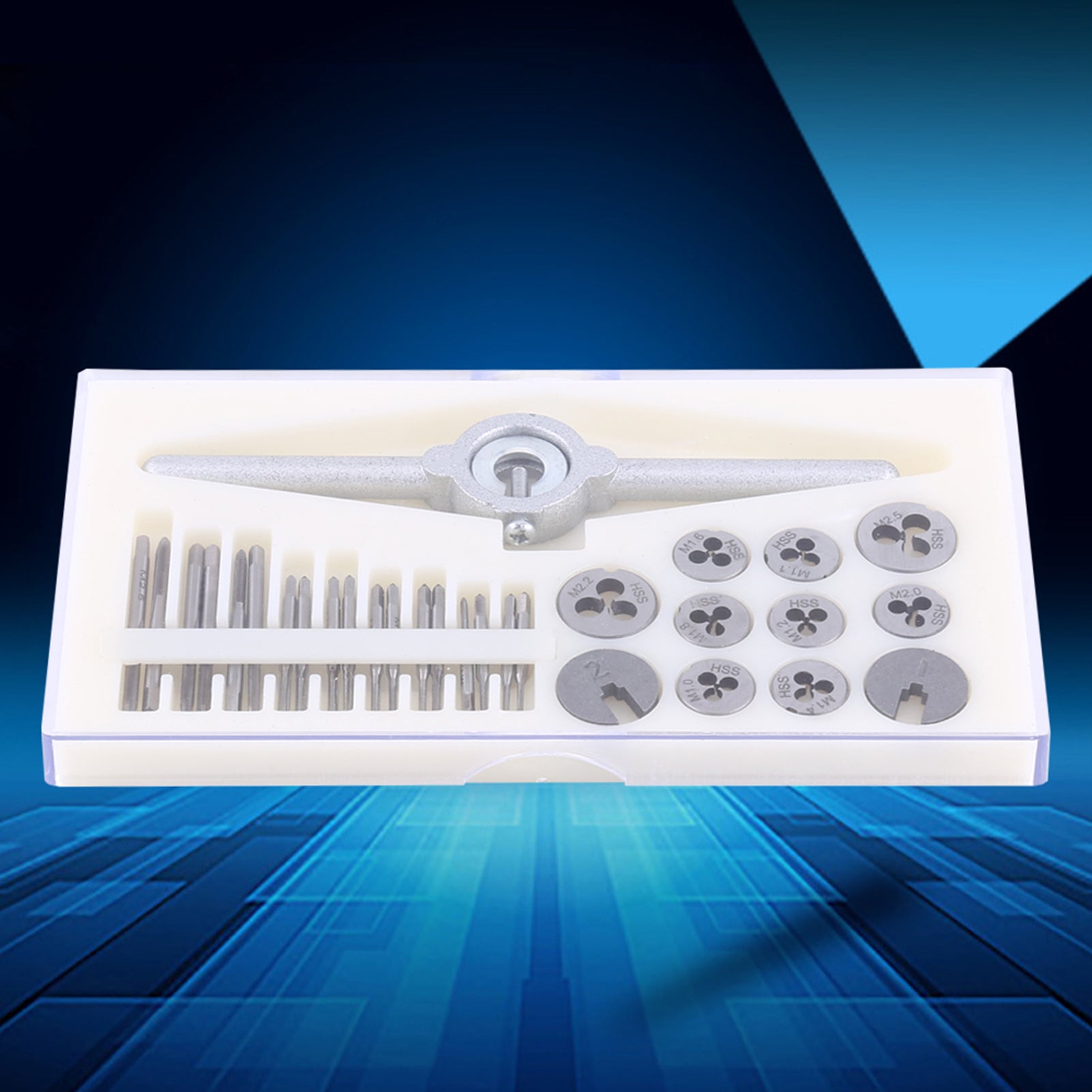 30PCS/Set Taps Dies Spenner Set vis filetage taping Hand Tools Kit