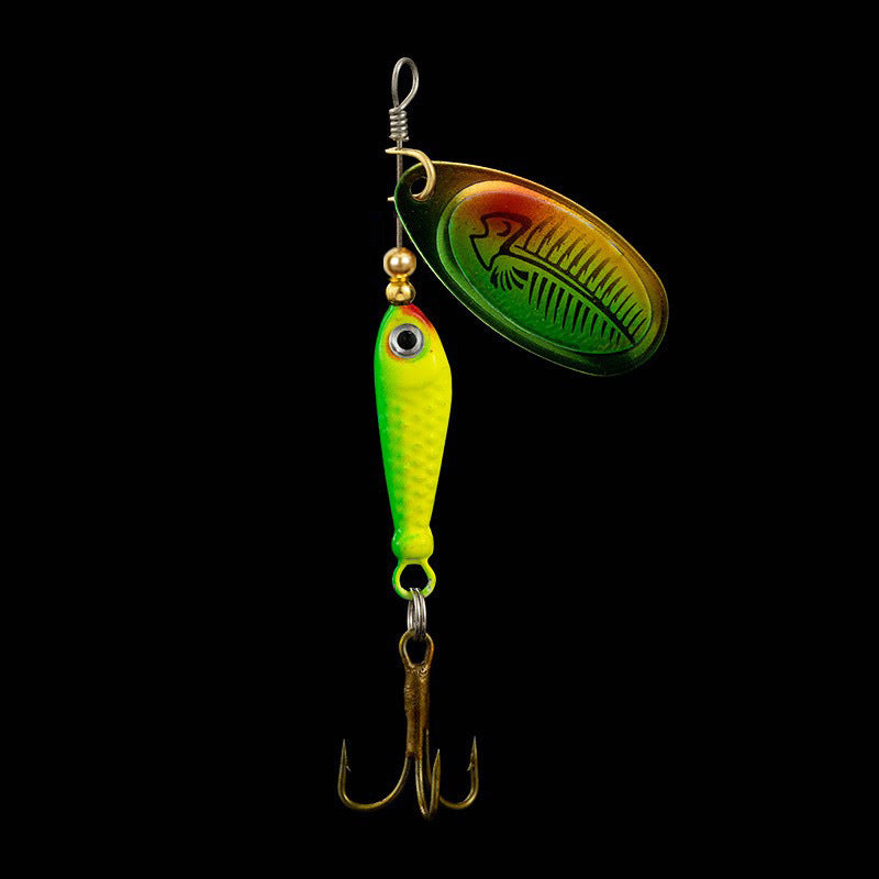Paillettes rotatives Pointage manuel Pièce composite Simulation Lure Lure