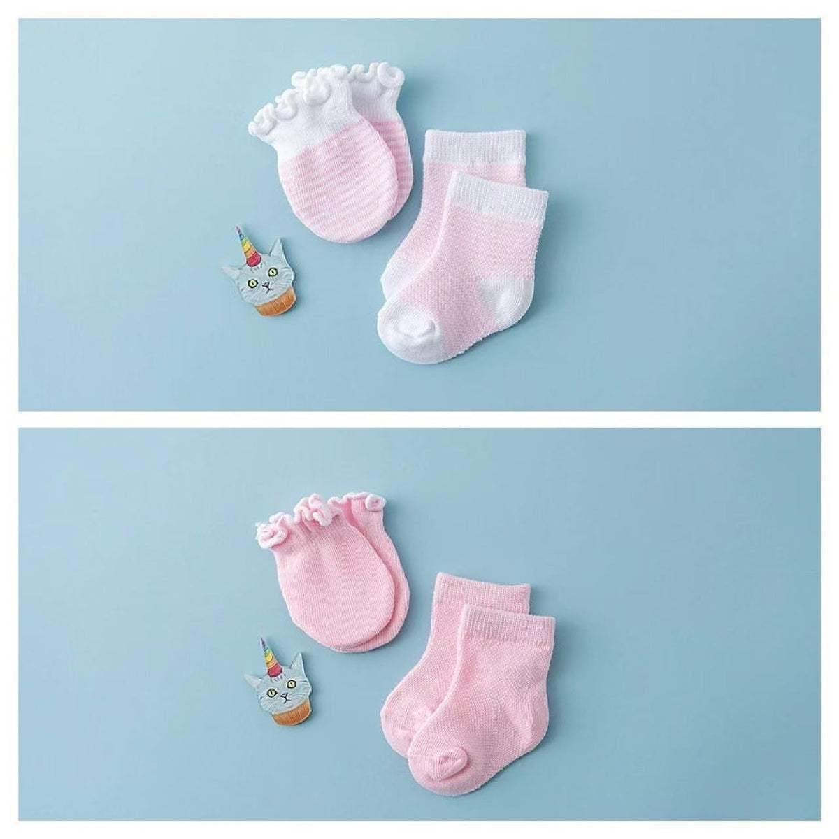Gants et chaussettes bébé nouveau-né