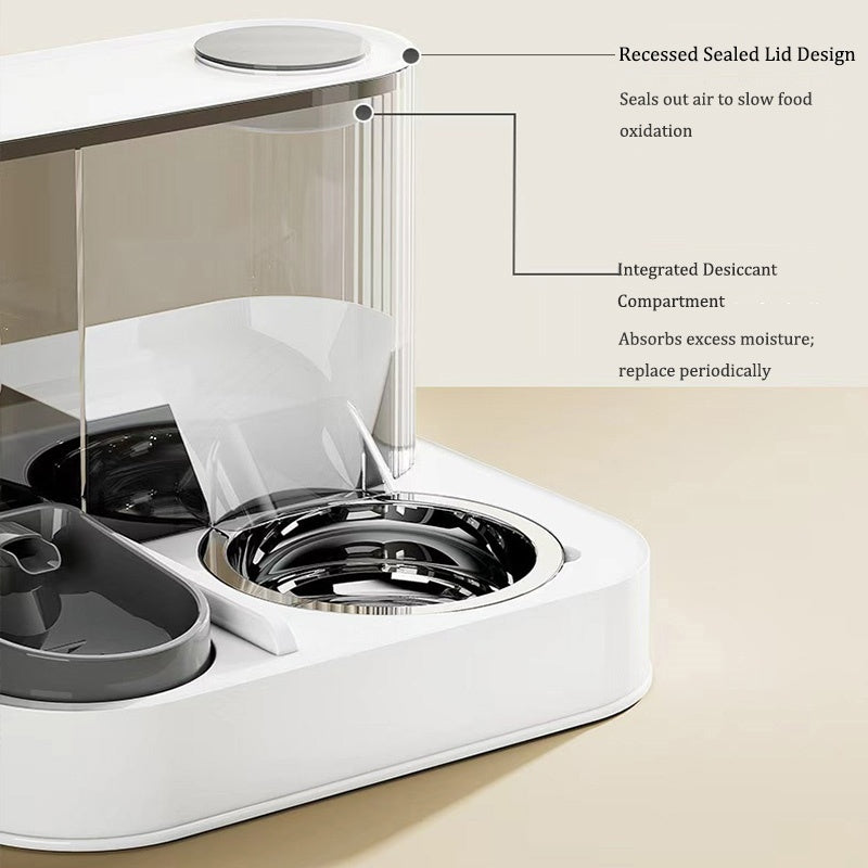 2-in-1 Pet Food and Water Dispenser