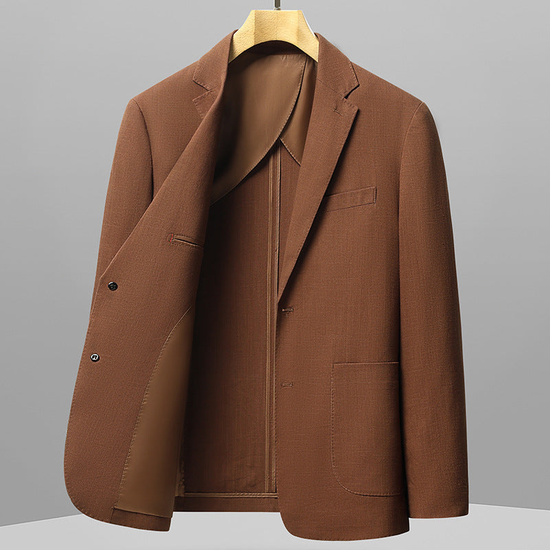 Costume casual homme Coréen-Style Slim-Fit Blazer monobrassé Top