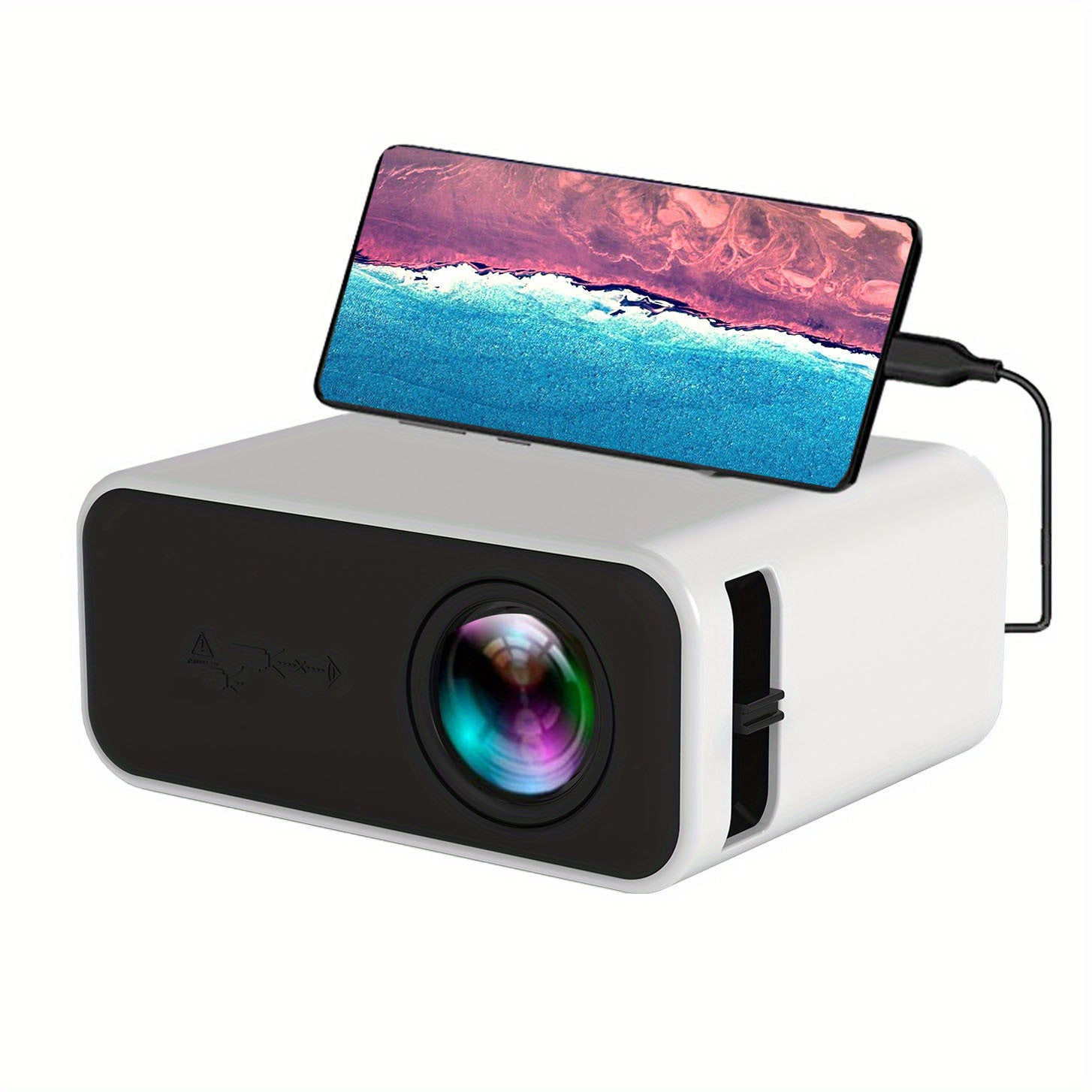 Mini projecteur LED - Édition blanche