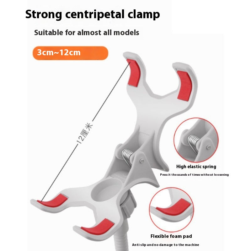 Multifunctional Rotary Lazy Stand for Mobile Phone, Bedside Clip for Watching Shows