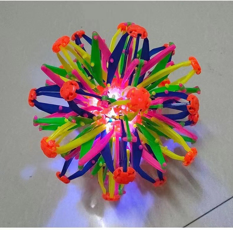 Balle télescopique magique Glowing - Élargissement Jouet de Blooming pour les enfants Outdoor Play Night Market