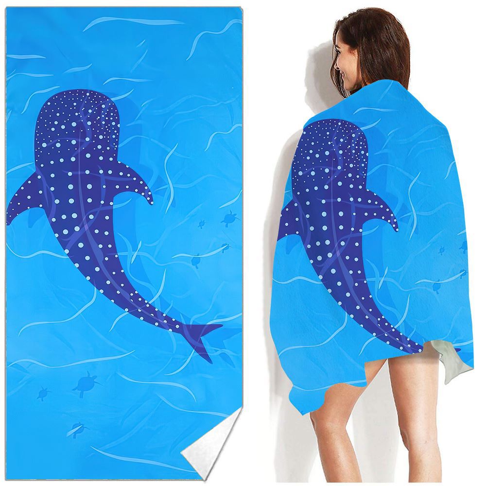 Serviette de plage Bohemian imprimée pour la natation