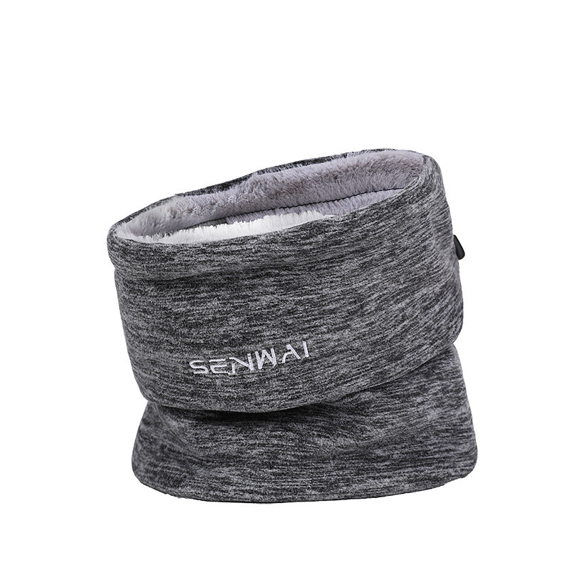 Outdoor Plush Bib Cold Proof and Warm Wool Hat Wind Proof and Fashionable