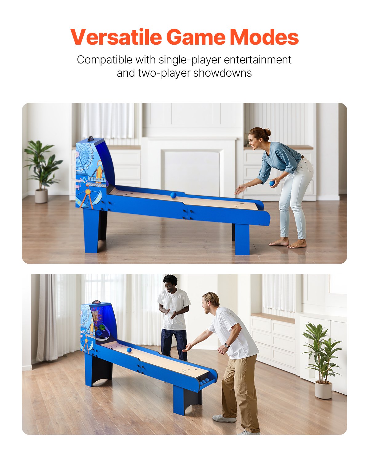 VEVOR 8' Roll and Score Classic Arcade Table de jeu