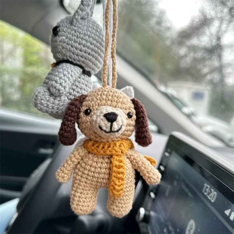 Pendentif de voiture pour animaux quirky à la main