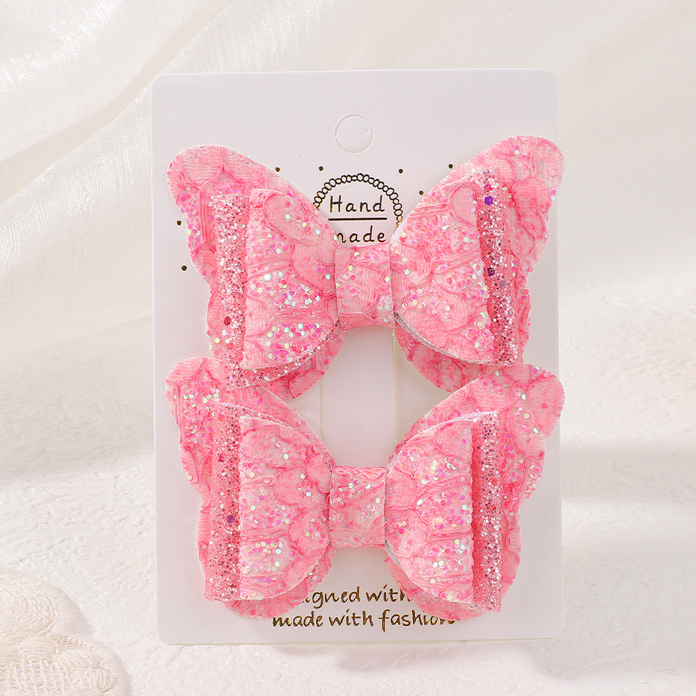 Ensemble de pinces pour cheveux Bow pour enfants