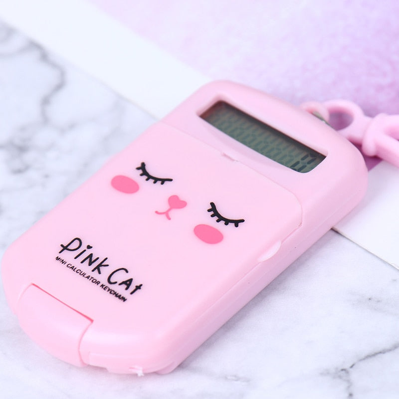 Mini calculatrice créative en forme de cookie