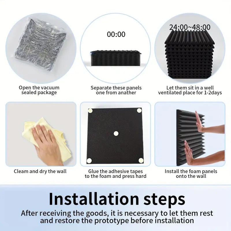 Mousse acoustique pour murs professionnels d'enregistrement Studio