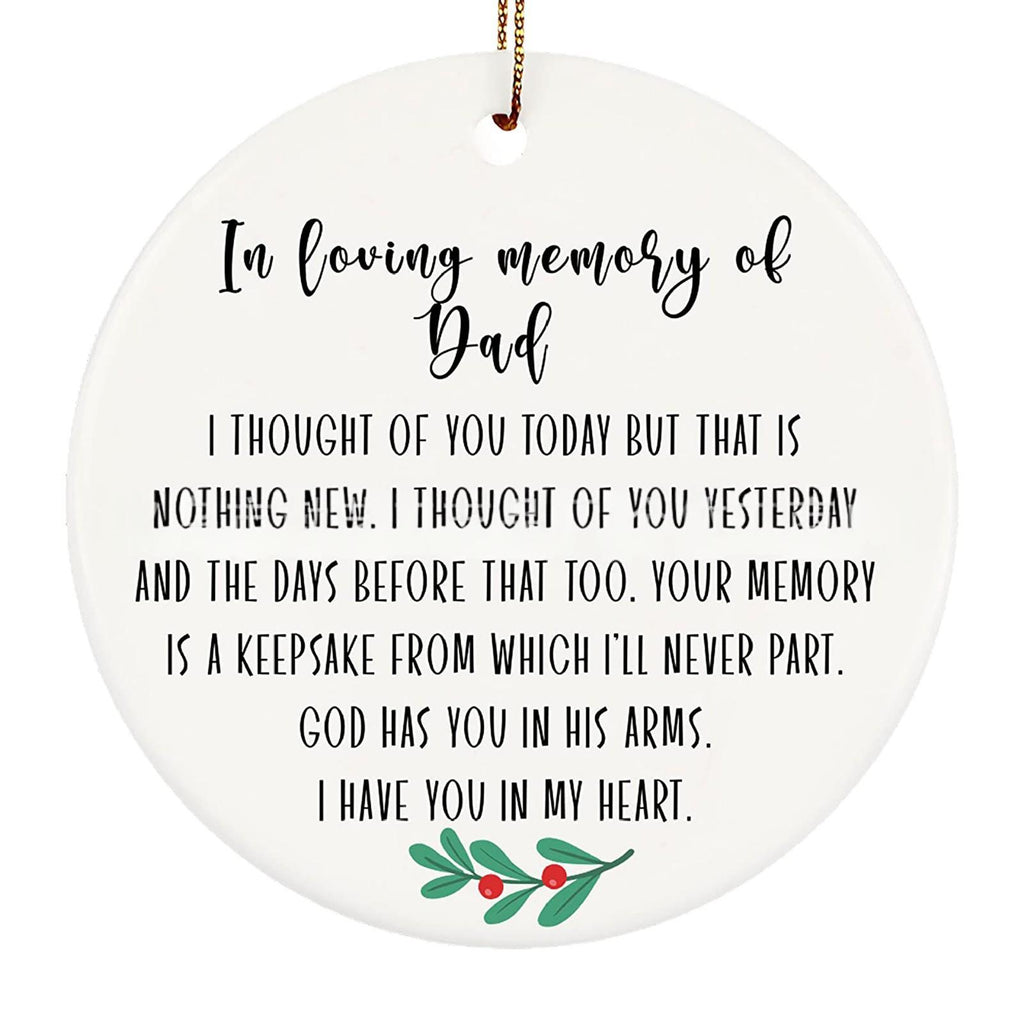 Arrivée Amazon Round Pendentif de Noël en céramique