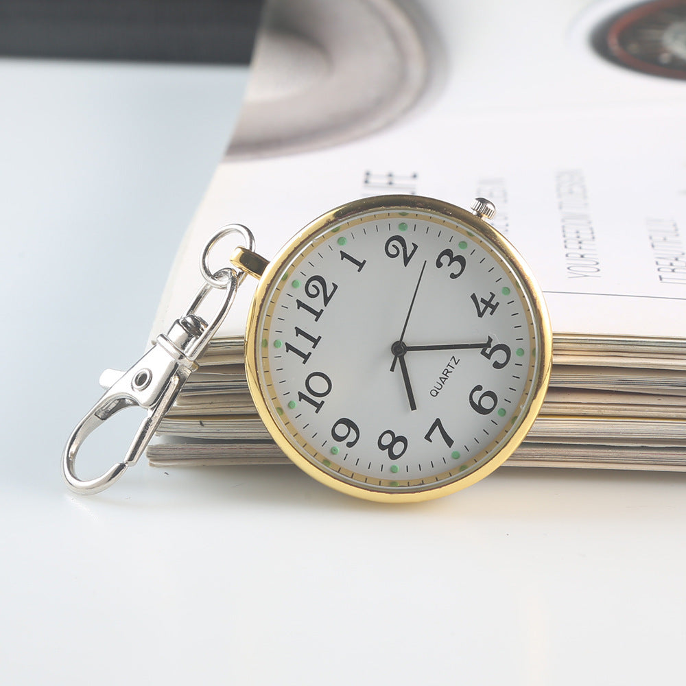 Effacer les chiffres Lumineux Montre porte-clés Pocket Watch
