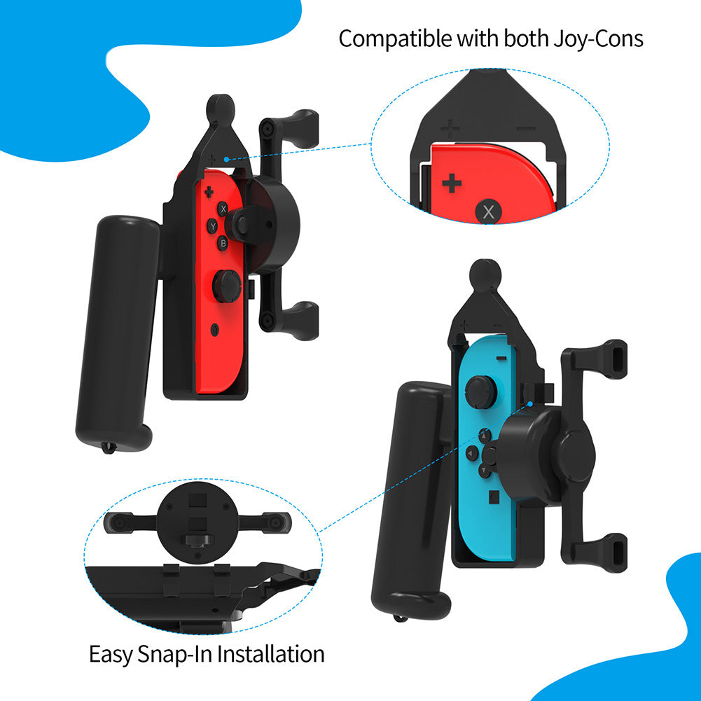 Plastic Game Console Controller Holder Fishing Rod en forme de poignée Accessoires