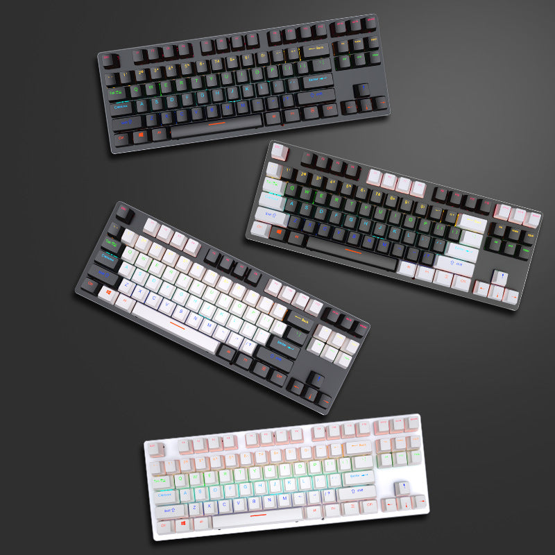 Crack K550 Clavier mécanique de bureau à axe vert filaire