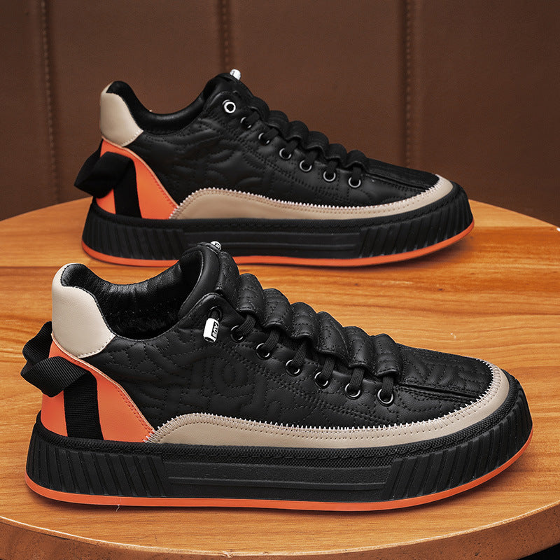 Chaussures de plateau tendance et polyvalent pour hommes