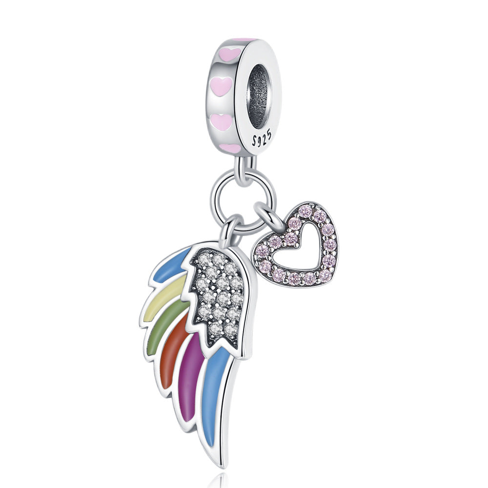Accessoire mignon animal coloré huile-dépôt pendentif bracelet