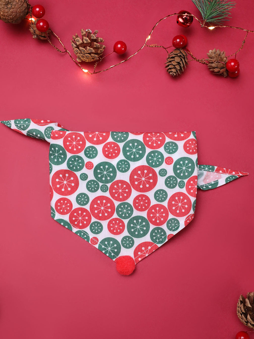 Série de Noël Dog Bib Accessoires Pet Supplies